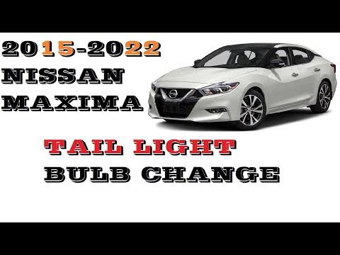 How to Replace Rear Taillight Bulbs on a 2018 Nissan Maxima (Turn Signal & Reverse)