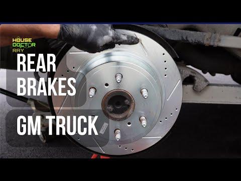 Replace rear brake pads &amp; rotors on GM truck 2014-2020 - Silverado, Sierra, Yukon, Suburban
