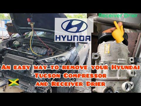 How to Remove and Replace a Hyundai Tucson A/C Compressor and Receiver Drier (2016 - 2019) Kia