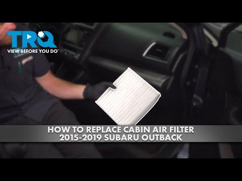 How to Replace Cabin Air Filter 2015-2019 Subaru Outback