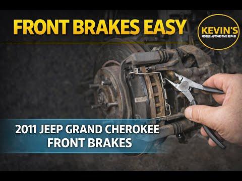 2011 Jeep Grand Cherokee Front Brake Replacement | Easy DIY No Sensors