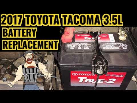 How to Replace the Battery on a 1995-2023 Toyota Tacoma (Engine: Inline 4 2.7L)