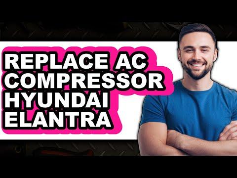 How to Replace the A/C Compressor on a 2017-2020 Hyundai Elantra (Trim: SE | Engine: Inline 4 2.0L)
