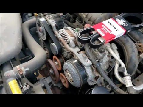 Subaru Outback 2.5L Serpentine Belt Replacement Change DIY 2013 and Others Similar 