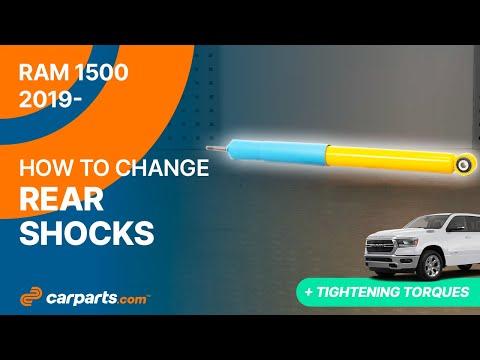How to Replace Rear Shock Absorbers on a 2011-2019 Ram 1500