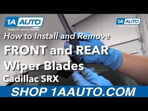 How to Replace Front &amp; Rear Wiper Blades 10-16 Cadillac SRX