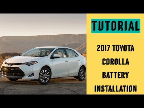 How to Install a 2017 Toyota Corolla Battery | Step by Step