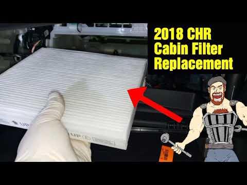 2018 Toyota CHR Cabin Filter Replacement