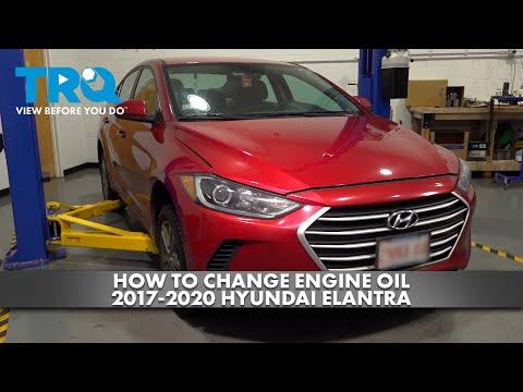 How to Change Engine Oil 2017-2020 Hyundai Elantra