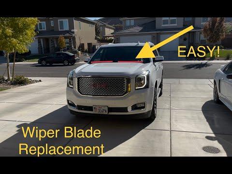How to Replace Front Windshield Wiper Blades on a 2016 Chevrolet Suburban