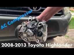 2008-2013 Toyota Highlander AC Compressor Replacement
