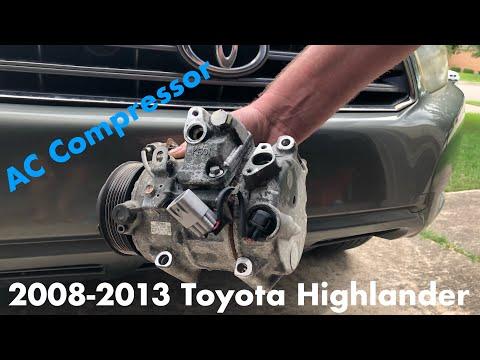 2008-2013 Toyota Highlander AC Compressor Replacement