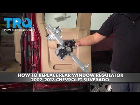 How to Replace the Rear Window Regulator on a 2012 Chevrolet Silverado 1500