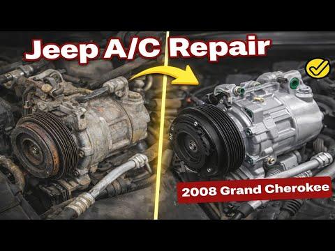 2008 Jeep Grand Cherokee How To Replace A/C Compressor, Accumulator, Etc. And Refill Freon.