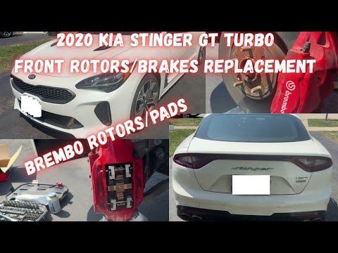 How to Replace Front Brake Pads and Rotors on a 2018 Kia Stinger