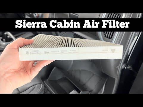 How to Replace the Cabin Air Filter on a 2019 GMC Sierra 1500