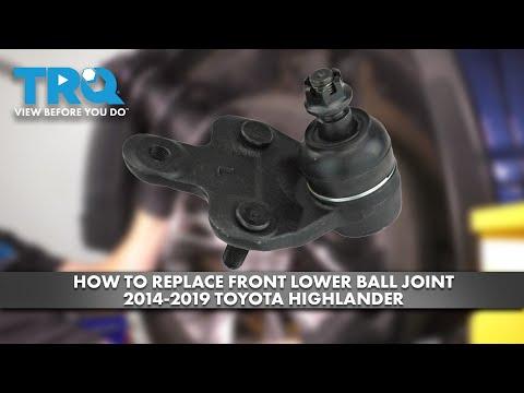 How to Replace Front Lower Ball Joints on a 2008-2020 Toyota Highlander