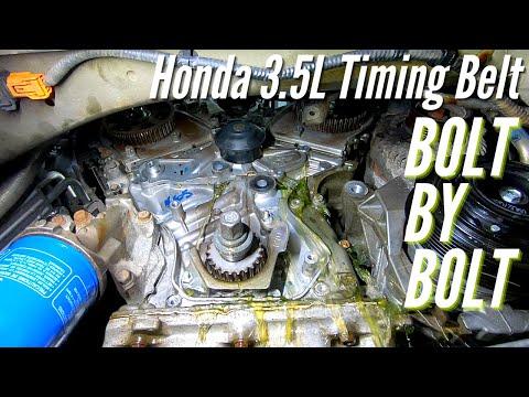 How to Replace the Water Pump on a 2018 Honda Ridgeline 3.5L V6 (Timing Belt Driven)