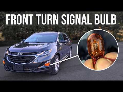 How to Replace Front Turn Signal Bulbs on a 2019 Chevrolet Equinox