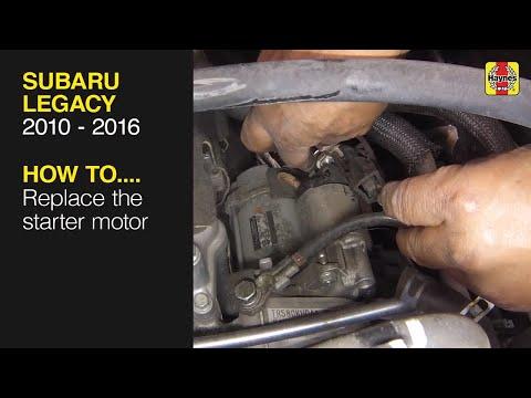 How to Replace the Starter Motor on a 2016 Subaru Legacy (Step-by-Step Guide)