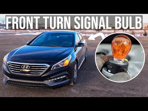How to Replace Front Turn Signal Bulbs on a 2016 Hyundai Sonata
