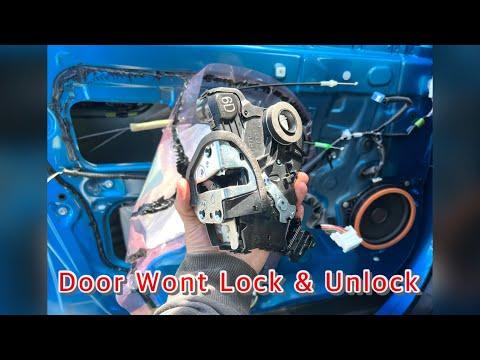 How to Replace the Front Door Lock Actuator on a 2006-2019 Toyota RAV4