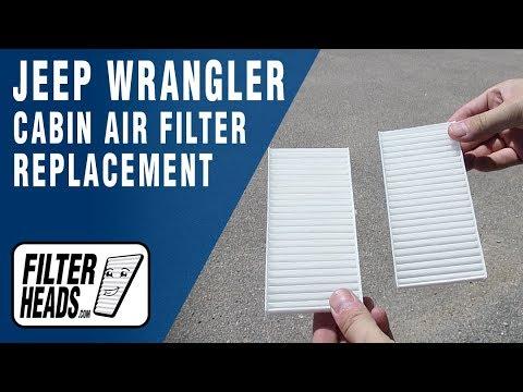 How to Replace Cabin Air Filter 2015 Jeep Wrangler | AQ1229