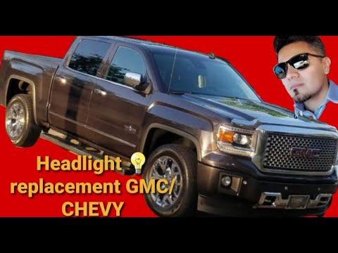 How to replace headlight bulbs 2014-2019 GMC SIERRA/ SILVERADO