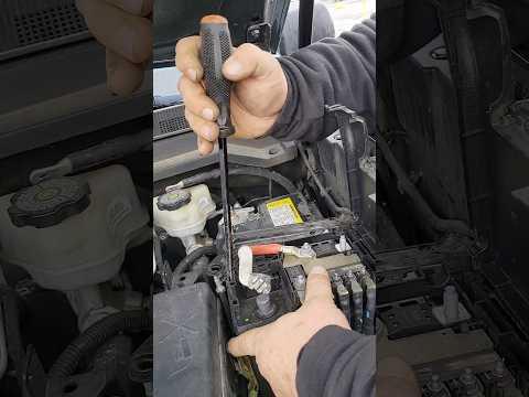 How to Replace the Battery on a 2016 Chevrolet Colorado (12V Under-Hood Battery)