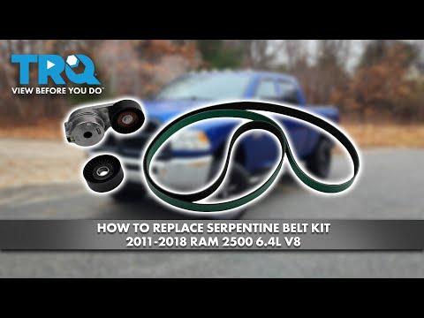 How to Replace Serpentine Belt Kit 2011-2018 RAM 2500 6.4L V8
