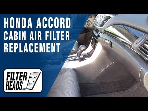 How to Replace Cabin Air Filter 2016 Honda Accord | AQ1058C