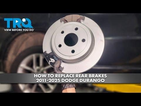 How to Replace Rear Brake Pads on a 2016 Dodge Durango (Step-by-Step DIY Guide)