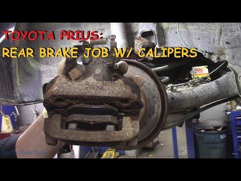 How to Replace Rear Brake Pads and Rotors on a 2010-2022 Toyota Prius (Engine: Inline 4 1.8L)