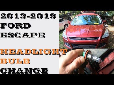 How to Replace the Thermostat and Headlight Bulbs on a 2013-2021 Ford Escape (Trim: SE)