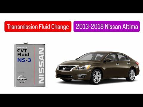 How to change transmission fluid on 2013-2018 Nissan Altima