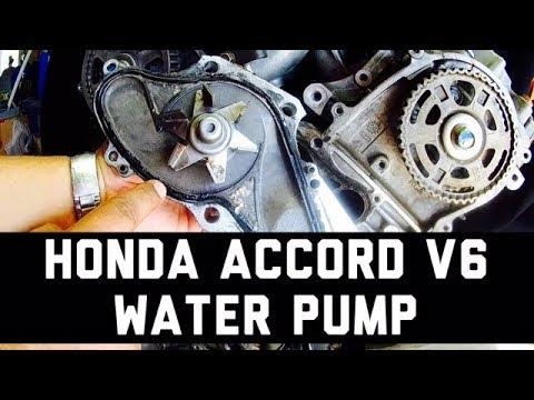 Honda Accord V6 Water Pump Removal 3.0L 3.2L 3.5L 3.7L Pilot Ridgeline Odyssey TL CL MDX ZDX