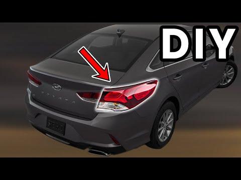 How to Replace Rear Taillight Bulbs on a 2018 Hyundai Sonata (Turn & Reverse)