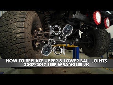How To Replace Upper &amp; Lower Ball Joints 2007-2018 Jeep Wrangler JK