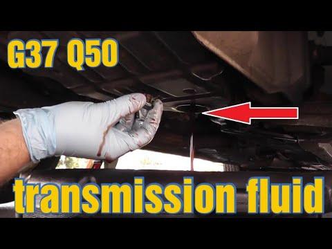 How to Change Transmission Fluid Service for Infiniti G37 Q50 Q60
