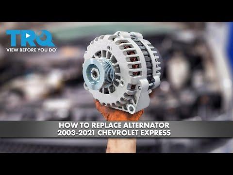 How to Replace Alternator 2003-2021 Chevrolet Express
