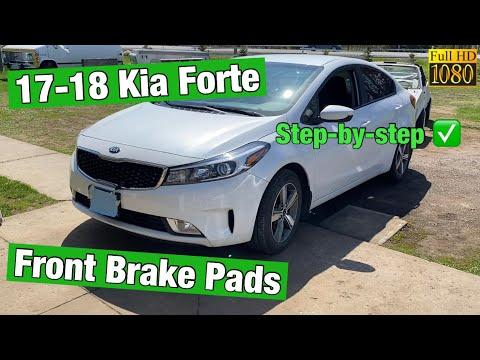 17-18 Kia Forte front brake pads. 2017-2018 Kia Forte front brake pad replacement.