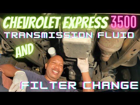 Chevrolet Express 3500 Transmission Fluid And Filter Change