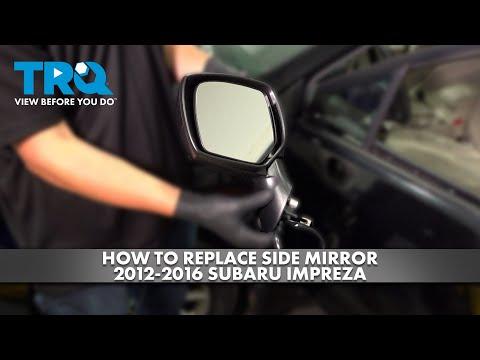 How to Replace Side Mirrors 2012-2016 Subaru Impreza