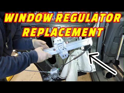 CUSTOMER STATES WINDOW FELL DOWN WHILE DRIVING! HOW TO REPLACE A HONDA PILOT REAR WINDOW REGULATOR