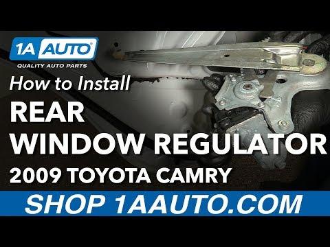 How to Replace Rear Power Window Regulator 07-11 Toyota Camry