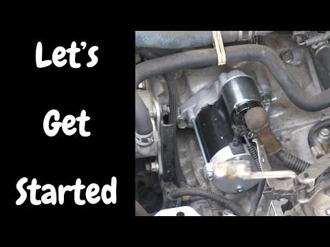 How to Replace the Starter Motor on a 2016 Lexus ES 350 (3.5L V6)