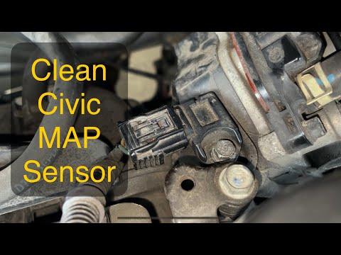 Clean Manifold Absolute Pressure sensor (MAP) on 9th generation Honda Civic (2012 - 2015)