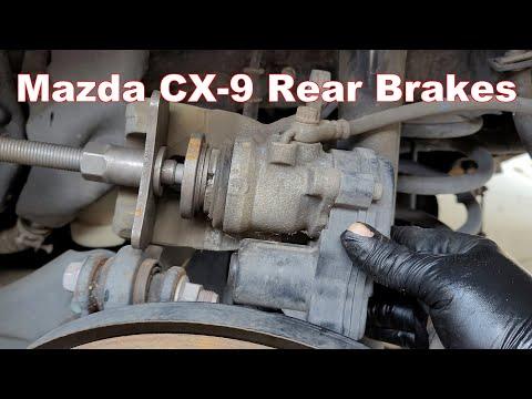 2016 Mazda CX-9 Rear Brake Pad Replacement 2016-2021 (with Electronic Parking Brake)