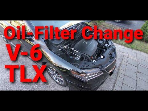 Oil Change Acura-TLX-3.5L-V-6-(2016)