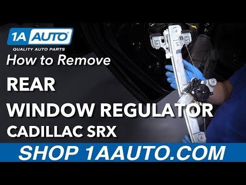 How to Replace Rear Window Regulator on a 2016 Cadillac SRX (Both Rear Doors)